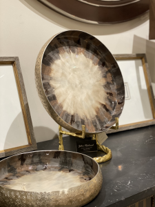 Подставка для тарелок Latitudes Gold | Статуэтки и скульптуры