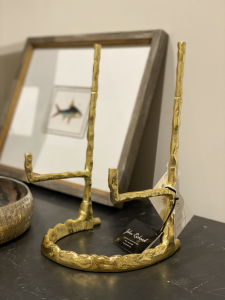 Подставка для тарелок Latitudes Gold (2) | Статуэтки и скульптуры