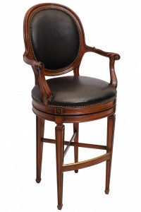 Барный стул Louis XVI Swirel Arm Barstool | Стулья