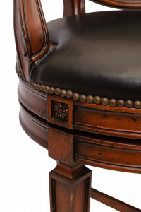Барный стул Louis XVI Swirel Arm Barstool (3) | Стулья