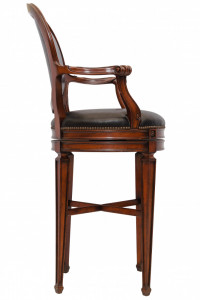 Барный стул Louis XVI Swirel Arm Barstool (4) | Стулья