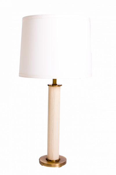 Лампа настольная Leather Column Lamp | Лампы
