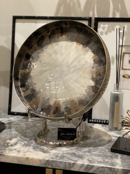 Подставка для тарелок Latitudes Silver (2) | Статуэтки и скульптуры