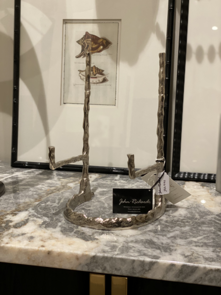 Подставка для тарелок Latitudes Silver (3) | Статуэтки и скульптуры
