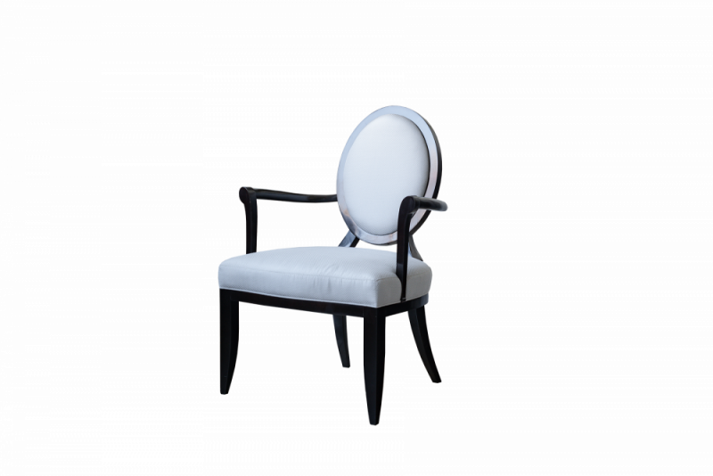 Стул с подлокотниками Oval XBack Dining Barbara Barry для Baker